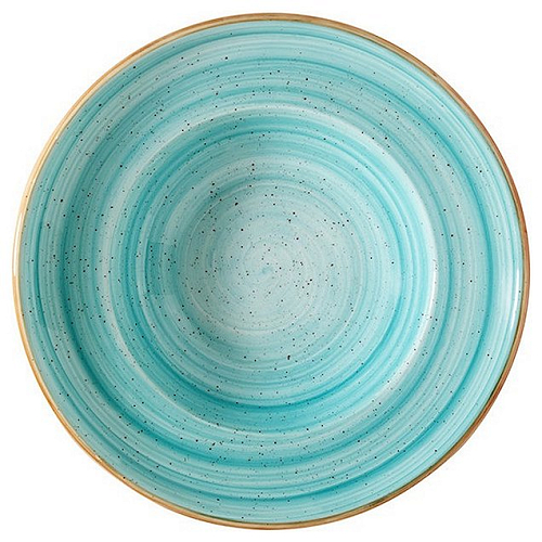 Тарелка d=240 мм. глубокая 400 мл. Аква /6/