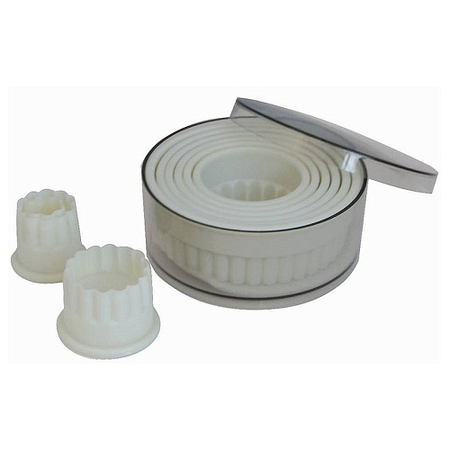 Набор резаков кондитерских 9 шт. "Круг" полиамид. /1/