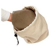 Корзина для хлеба круглая 20х23,5 см. хлопок, бежевая с керамич. шариками APS /1/