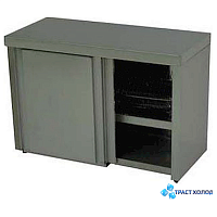 Полка кухонная Юг-Технология ПЗК-1000-Н-ЮТ закрытая нержавеющая