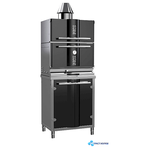 Гриль-печь на углях KOPA 300SC с тепловым шкафом на подставке