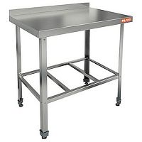 Стол пристенный с бортом и полкой-решеткой HICOLD НСО-10/6Б ЭН