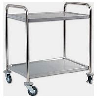 Тележка сервировочная с двумя полками Starfood YC-102