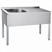 Стол для мойки овощей Abat СМО-6-3 РЧ (каркас из краш. стали)