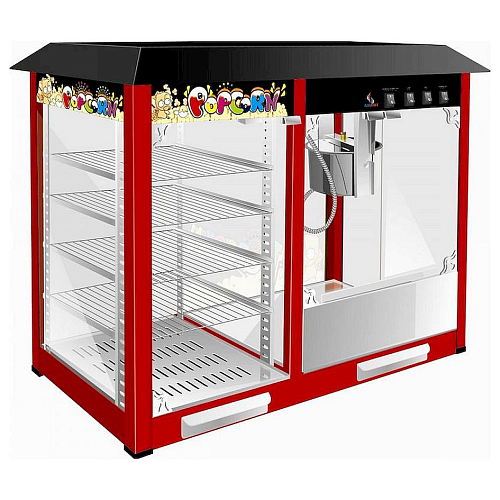 Аппарат для попкорна Airhot POP-6W с витриной