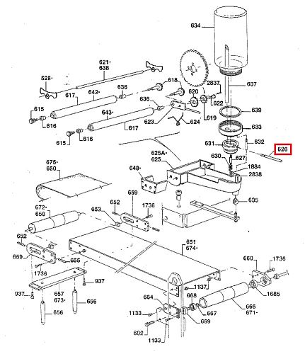 Штифт 626 для блинного аппарата серии С1