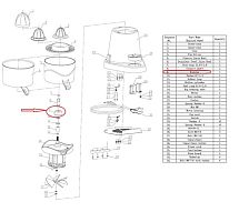 Фартук защитный #9 для соковыжималки т.м. EKSI, серии J