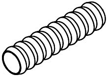 Патрубок гофрированный 019055A для катка гладильного серии GMP, мод. GMP 1600.VAR