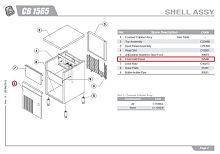 Панель фронтальная 22548 для льдогенератора т.м. BREMA, серии CB