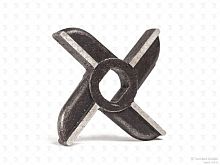 Нож двусторонний крестовой МИМ-300 без бурта