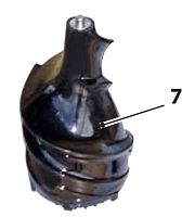 Механизм шнековый (улитка) в сборе 00000110640 д/соковыжимал. шнек. т.м. R.G.V.,мод. JuiceArt Muscle