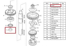 Крышка F2-1 для миксера планетарного т.м. EKSI серии EJ, мод. EJ-10BF