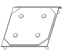Катушка индуктивности RC01541000 (3,5 кВт) для плиты индукционной серии PIN модели PIN35E7 (616011)