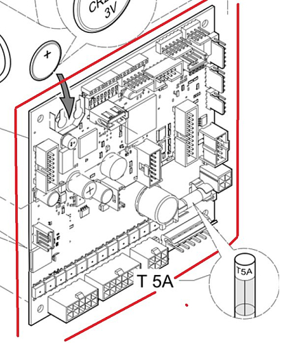 Блок управления (плата) 947758020 для кофемашины т.м. La Cimbali серии M100