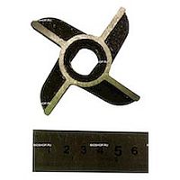 Нож двухсторонний к мясорубке МИМ-300 (без бурта), МИМ-300.01.008