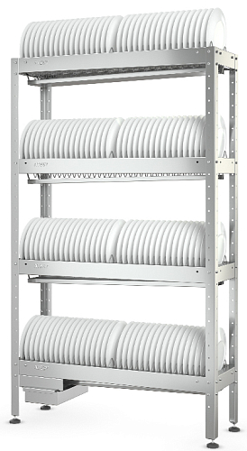 Стеллаж для тарелок Atesy СКТ-С- 950-02-Н (СКТ-1/950)