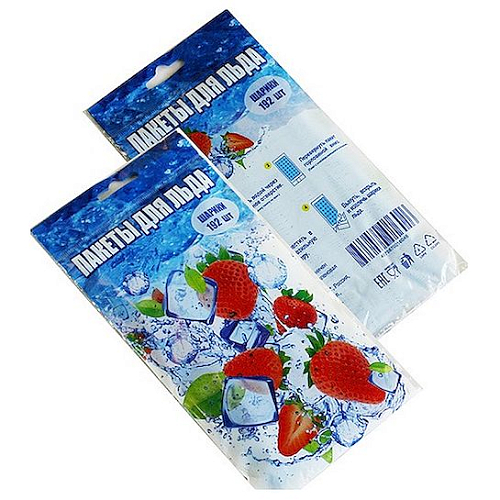 Пакет для льда с клапаном 8 пластин/уп. 24 ячейки /1/24/