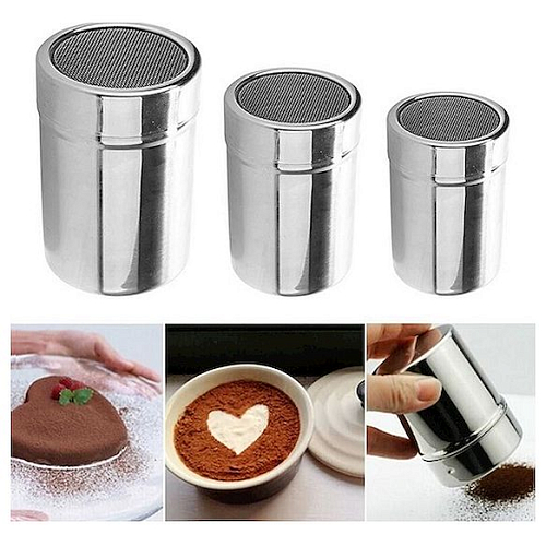 Емкость для сыпучих прод. V=0,4 л. с мелк. сеткой нерж. /1/