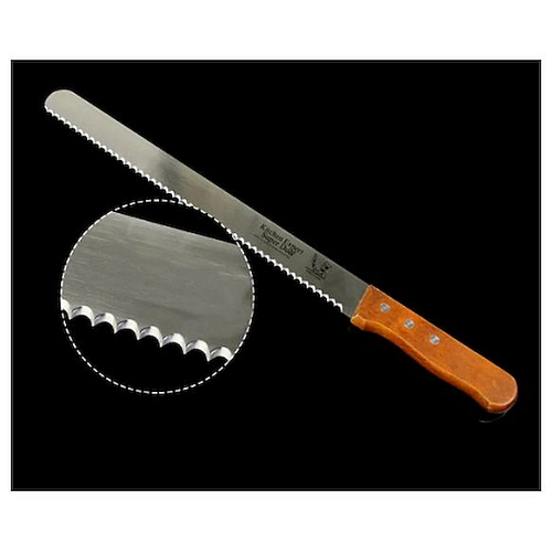 Нож кондитерский 300/425 мм. с крупными зубцами /1/