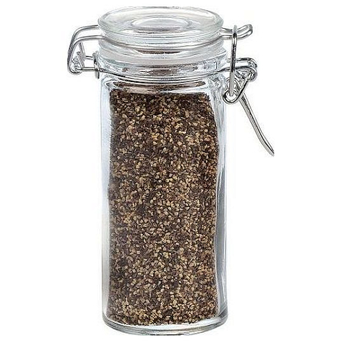 Банка для сыпучих продуктов 85 мл. с крышкой с бугельным замком /1/48/