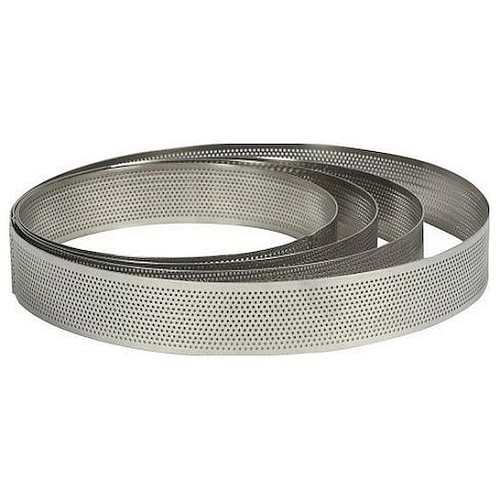 Форма кондитерская "Круг" d=12 см. h=3,5 см. нерж. перфорир. /1/