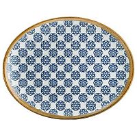 Блюдо овальное 250*190 мм. Калиф Лотус /1/12/