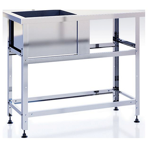 Ванна моечная CRYSPI ВМЦ Э 1ЛП (L=1210, S=630, H=850-870, G=400)