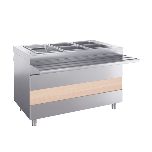 Мармит 2-х блюд Atesy Ривьера М2-1120-02-СО без полок