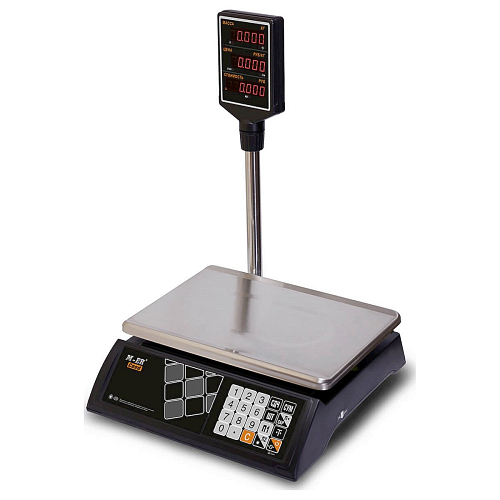 Весы торговые Mertech M-ER 327ACP-32.5 LED Black