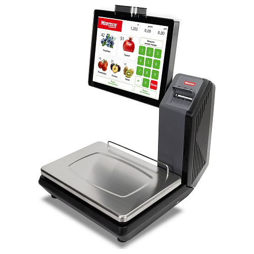 Весы Mertech M-ER 725PM-15,2 (VISION-AI, 15", USB, Ethernet, Wi-Fi)