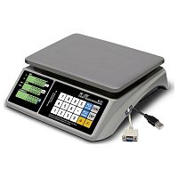 Весы торговые Mertech M-ER 328AC-6.1 LCD с RS-232 и USB(COM)