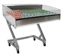 Холодильная витрина для икры и пресервов Полюс А90 SV 1,0-2 (ВХСр-1,0 Арго XL Техно self)